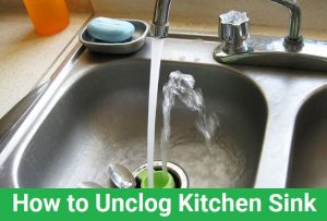 unclog kitchen sink